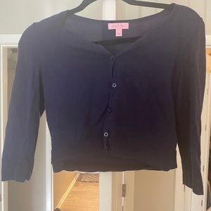 Short Navy Sweater
